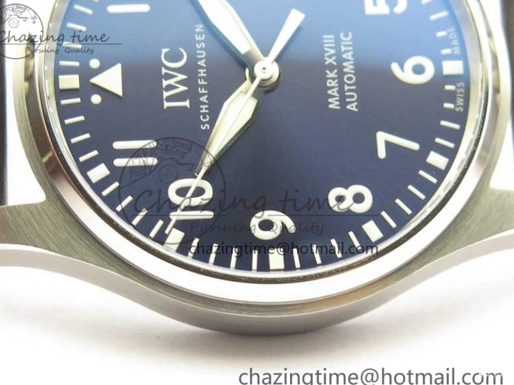 MIROTIME 0419 MARK XVIII Le Petit Prince IW327004 SS FKF 1:1 Best Edition Blue Dial On Brown Leather Strap Trendsetting 7117